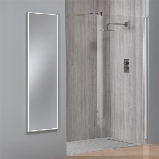 Nevada Full Length Mirror With Integrated Led Light Strip 1200mm Nevada Full Length Mirror With
