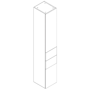 Q-Line 300mm Tall Column - 345mm Depth