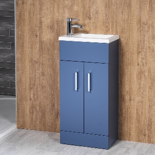 Eden 400mm Base Unit & Basin - Dusty Blue
