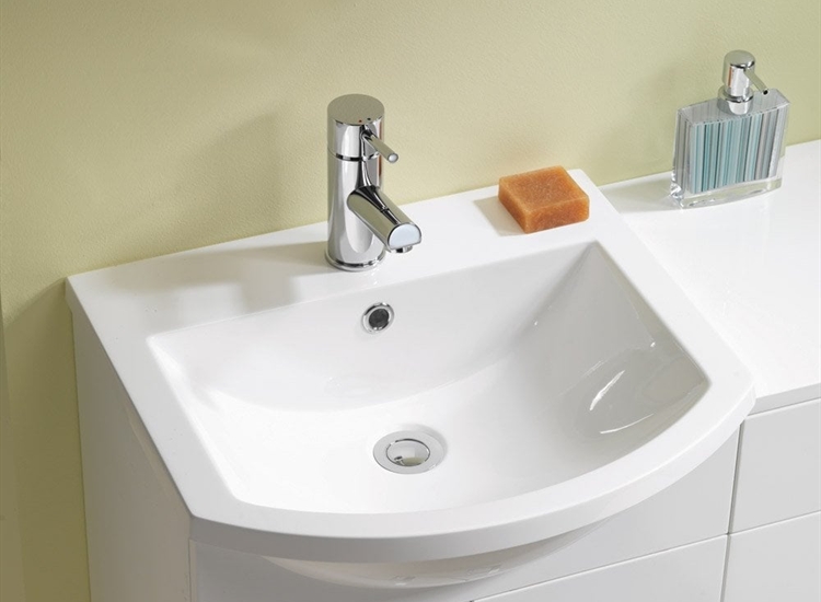 Q-Line Curved Resin Basin