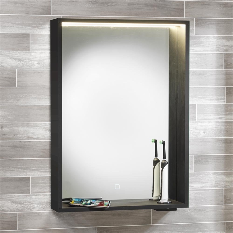 Bathroom mirror with charger best sale