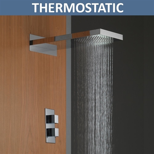 Rainfall Shower Head & Valve