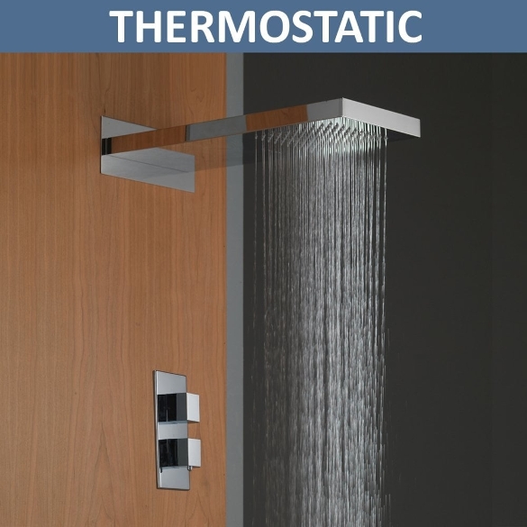 Rainfall Shower Head & Valve