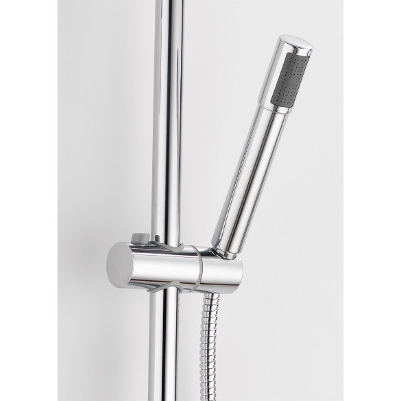 Alaska Exposed Manual Shower Valve with Fixed Head & Slider Kit