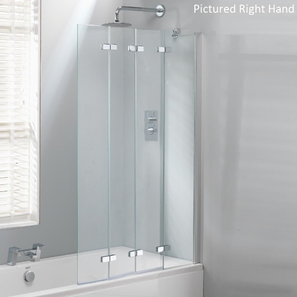 Genesis Deluxe 4-Fold Bath Screen - 1500 x 1000mm