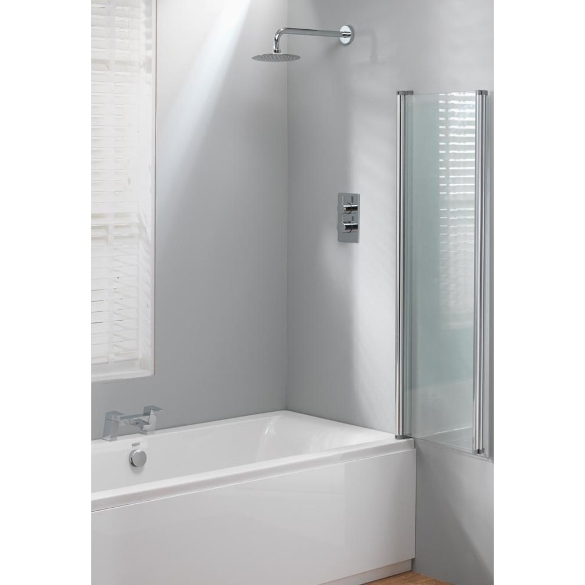 Classic Nouveau 2-Fold Bath Screen - 1400 x 860mm