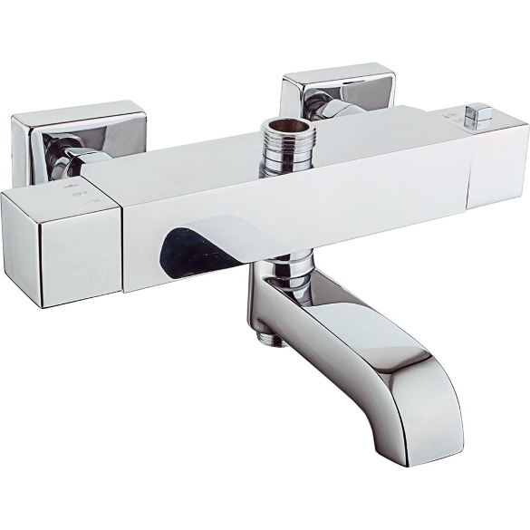 Nevada Square Thermostatic Bath Shower Mixer