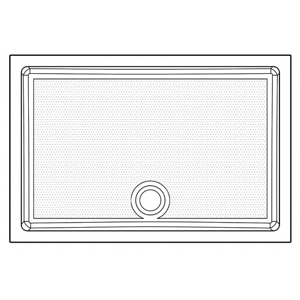 Genesis 40mm Anti-Slip Rectangular Trays