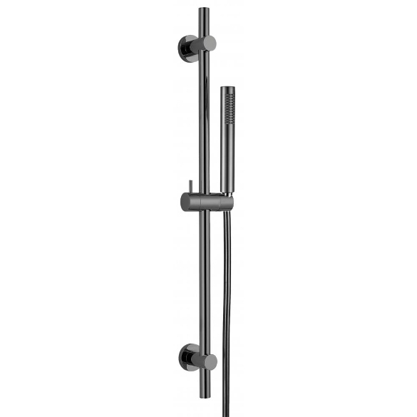 Tuscany Handset, Slide Bar & Hose - Gunmetal Grey