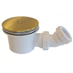 Ascent 90mm Shower Trap & Removable Waste - Brushed Brass Ascent 90mm Shower Trap & Removable Waste - Brushed Brass