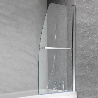 Half Sail Bath Screen - 1400 x 800mm