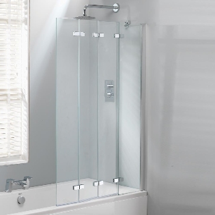 Genesis Deluxe 4-Fold Bath Screen - 1500 x 1000mm
