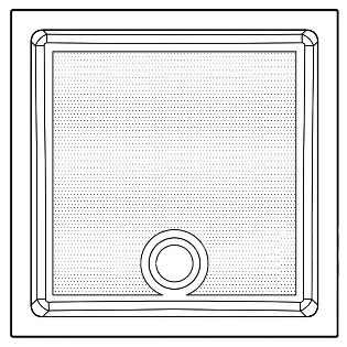 Genesis 40mm Anti-Slip Square Trays