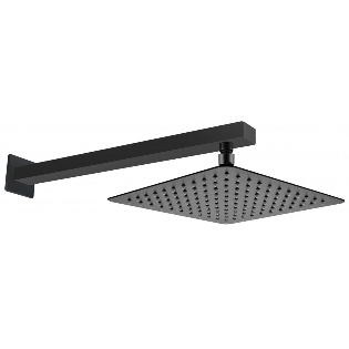 Utah Square Fixed Shower Head & Ceiling Arm
