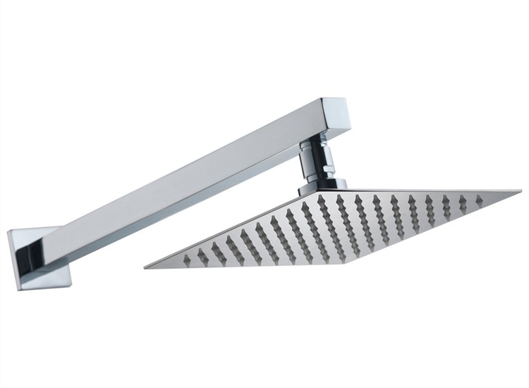 Nevada Square Fixed Shower Head & Wall Arm