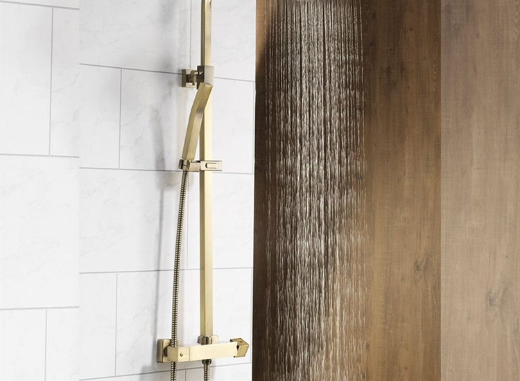 Charlotte Square Thermostatic Bar Valve and Riser Kit