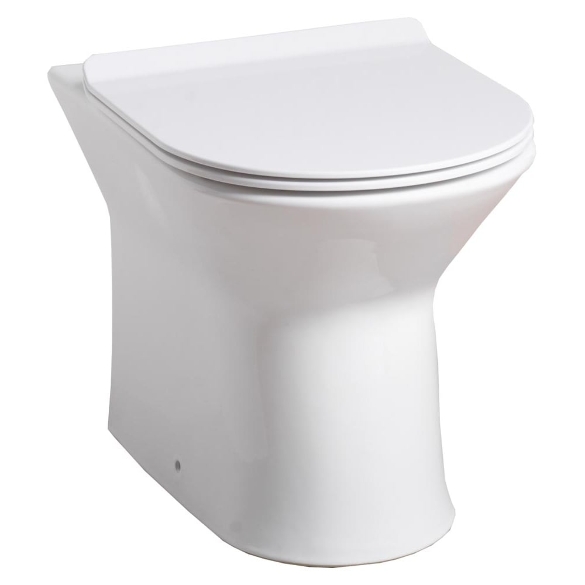 Venice Rimless Back-to-Wall Pan & Soft Close Seat