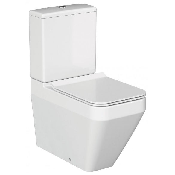Crea Square Rimless WC including Soft Close Seat