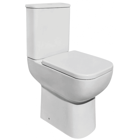 Aveiro Tall Rimless Open Sided WC including Soft Close Seat
