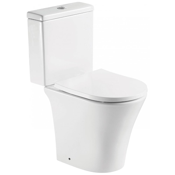 Rimini Rimless Short Projection WC including Soft Close Seat