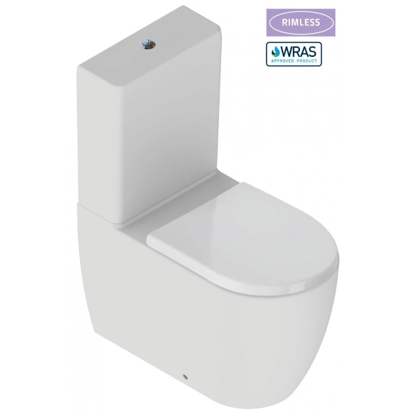 Naxos Rimless WC including Soft Close Seat