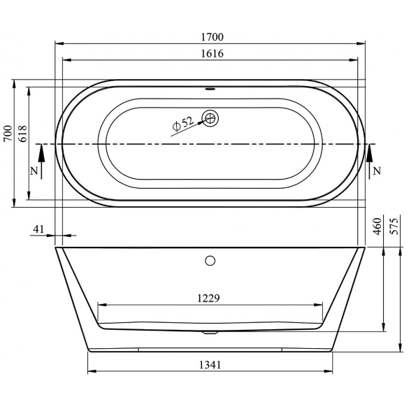 Estoril Comfort Rimless Suite