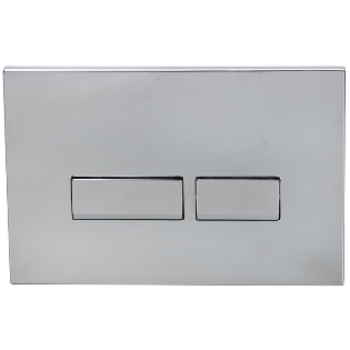 Nevada Square Push-Button & Plate - Chrome (For Ascent
Pneumatic Cistern & Frames)
