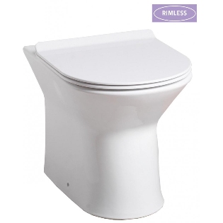 Venice Rimless Back-to-Wall Pan & Soft Close Seat
