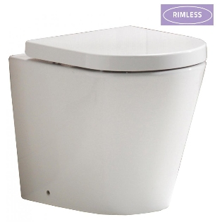 Oregon Rimless Back-to-Wall Pan & Soft Close Seat
