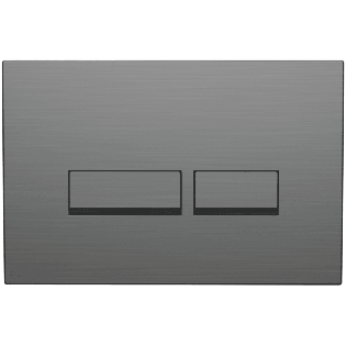 Nevada Square Push-Button & Plate - Gunmetal Grey (For Ascent
Pneumatic Cistern & Frames)
