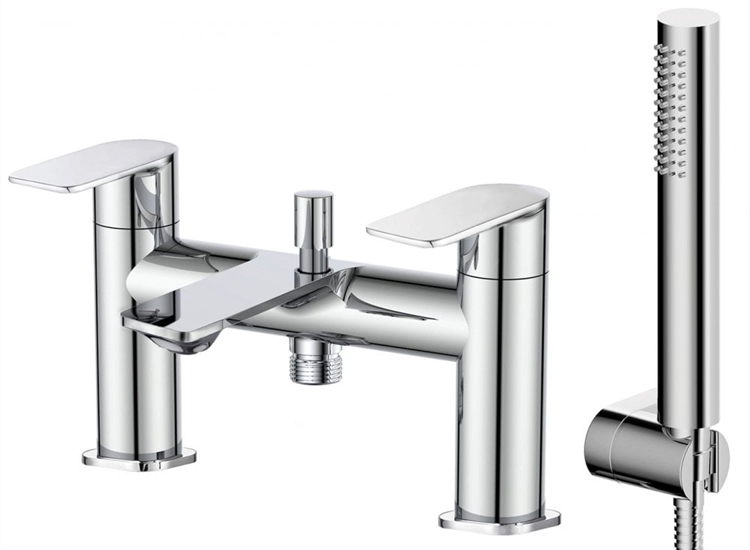 Zeto Bath Shower Mixer & Kit (2 Hole)