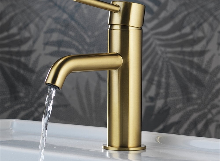 Tuscany Basin Mono - Brushed Brass