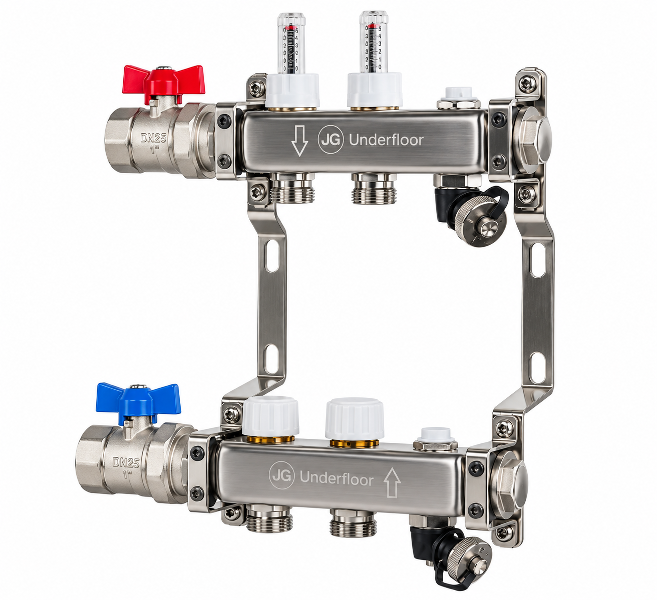 JG Underfloor Euroconus 2 Port Manifold