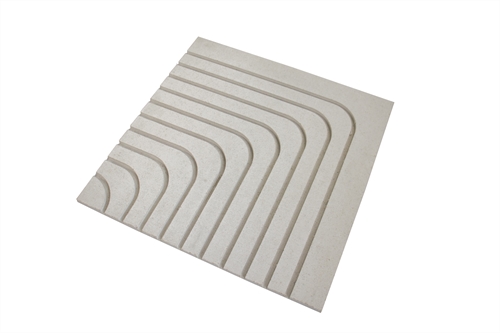 Polypipe Overlay Corner Panel 600mm x 600mm x 18mm Pallet of 10 - UFHOVCP10