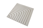 Polypipe Overlay Corner Panel 600mm x 600mm x 18mm Pallet of 10 - UFHOVCP10