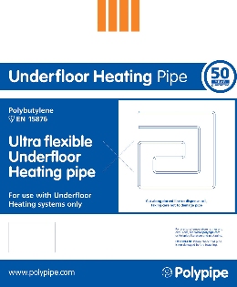 Polypipe Ultra Flexible Underfloor Heating Pipe