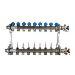 Polypipe 9 Port Stainless Steel EuroCone UFH Manifold - UFH12759EC