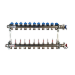Polypipe 10 Port Stainless Steel EuroCone UFH Manifold - UFH12760EC