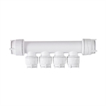 Polyfit 22mm X 10mm 4 Port Manifold one sided (Socket/Socket) PFIT7322104 Polyfit 22mm X 10mm 4 Port Manifold one sided (Socket/Socket) PFIT7322104