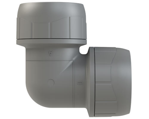 Polyplumb Enhanced Grey 28mm Elbow PB128EG