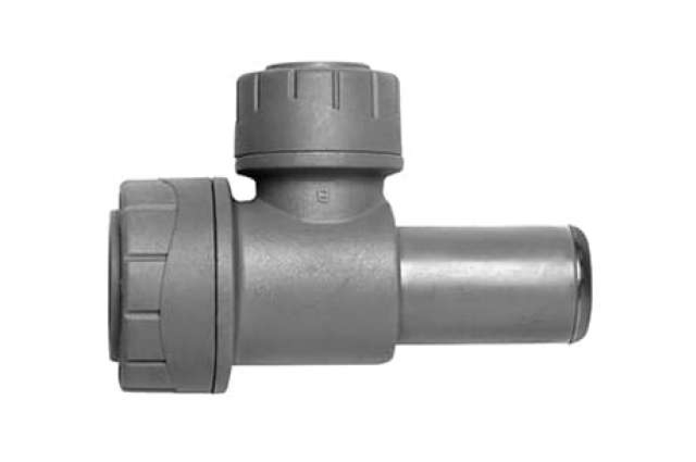 Polyplumb 22mm x 22mm x 15mm Branch Reduced Spigot Tee PB1222
