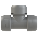 Polyplumb Enhanced Grey 22mm Tee PB222EG