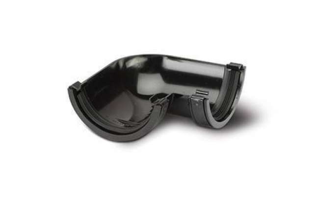 Polypipe 112mm Half Round Gutter 90° Angle - RR103