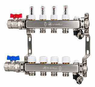 JG Underfloor Euroconus 4 Port Manifold