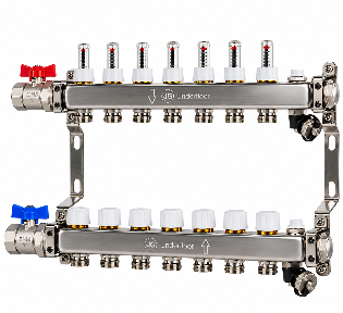 JG Underfloor Euroconus 7 Port Manifold