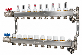 JG Underfloor Euroconus 9 Port Manifold