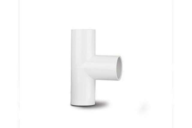 Polypipe Overflow System Tee 90° Solvent White - NS46