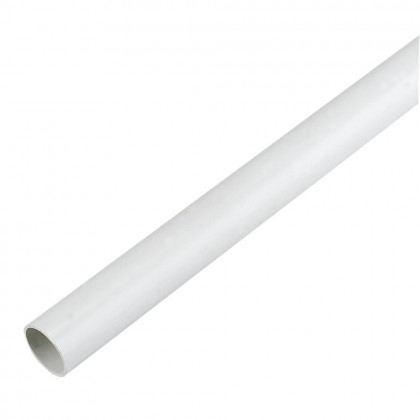Polypipe Overflow Pipe 1.0M Solvent White - NS43