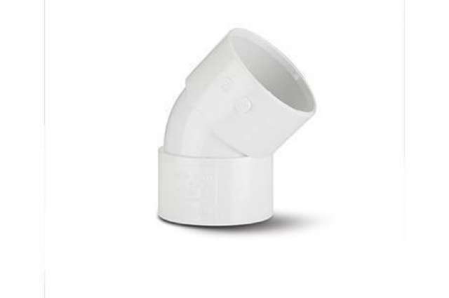 Polypipe 32mm Obtuse Bend 45° - WS17