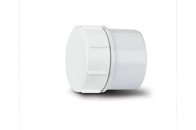 Polypipe 50mm Screwed Access Plug - WS72